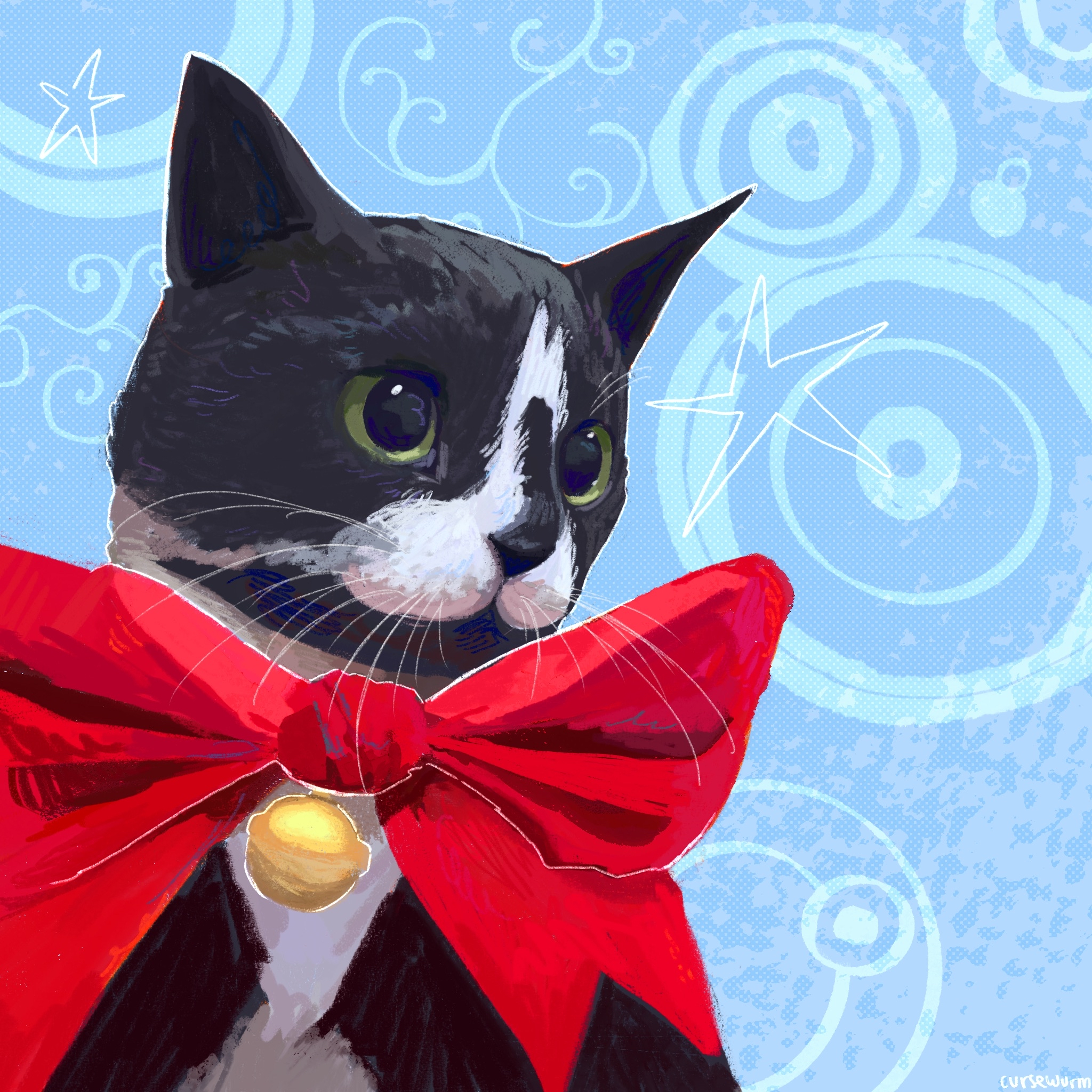 drawing of kitty
